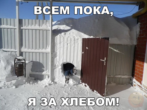 Ворота замело,выхода нет